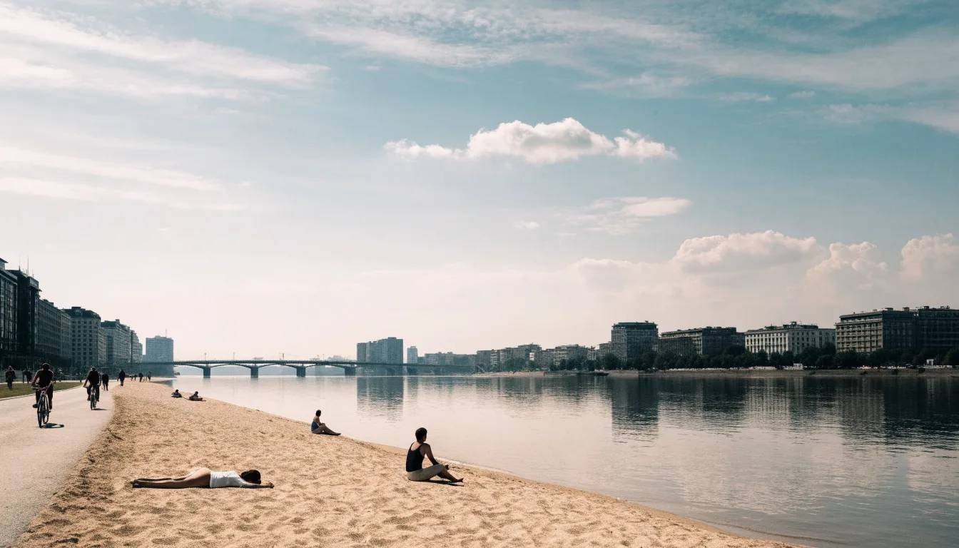 plaża nad wisłą